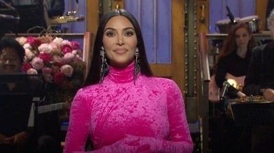 Kim Kardashian's monologue was a hit on SNL. Kim Kardashian's monologue was a hit on SNL. 