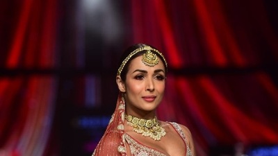 Malaika Arora at the fashion week. 