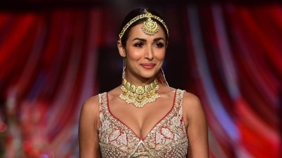 Malaika Arora took a break from her TV projects for the event. 