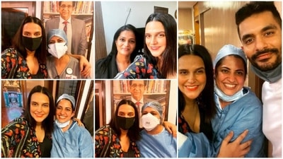 "We are a family of four now and you have been the god sent blessing in our lives," she further added. (Instagram/@nehadhupia) "We are a family of four now and you have been the god sent blessing in our lives," she further added. (Instagram/@nehadhupia)