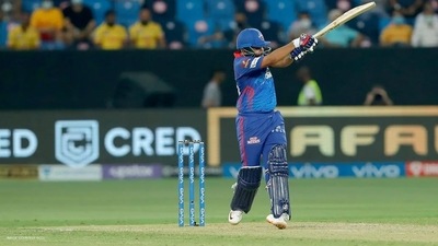But Prithvi Shaw was unfazed as he smashed 60 off 34 to keep DC in command (BCCI/IPL)