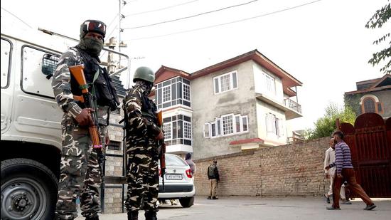 The central government has sent the Intelligence Bureau’s counter-terror chief Tapan Deka to the valley to oversee the fight against terrorism after the recent killings. (Imran Nissar) The central government has sent the Intelligence Bureau’s counter-terror chief Tapan Deka to the valley to oversee the fight against terrorism after the recent killings. (Imran Nissar)