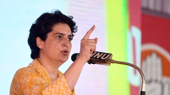 Congress leader Priyanka Gandhi Vadra.&nbsp;
