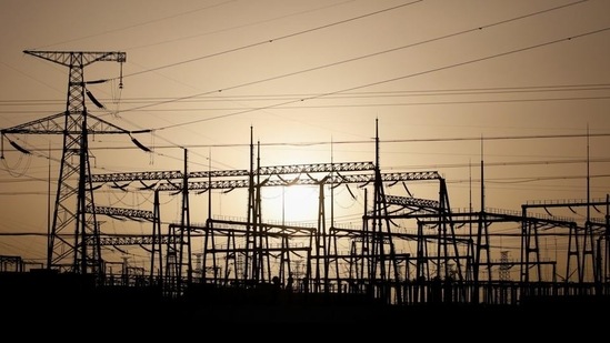 Electricity pylons and power lines are pictured at a power station.(REUTERS)