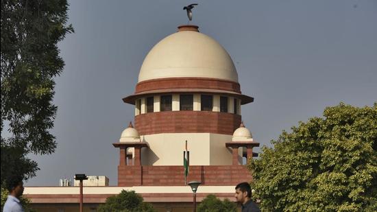 The court was considering a batch of appeals on whether NGT has the power to take notice of press reports or even seek a response from the State on preventing environmental damage without any application being filed before it (Burhaan Kinu/HT PHOTO)