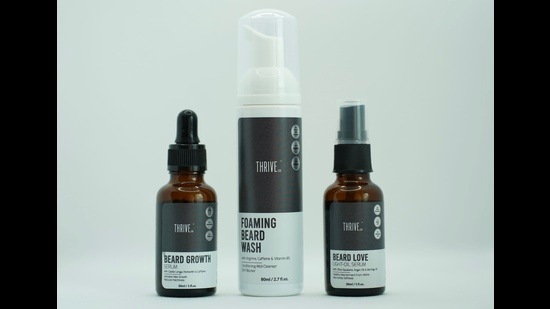 The foaming face wash cleanses dirt and grime while softening the beard hair The foaming face wash cleanses dirt and grime while softening the beard hair