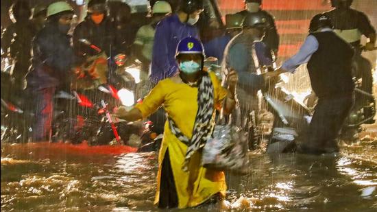 The IMD forecast also states that Bengaluru and several other parts of Karnataka are likely to witness heavy rains over the next few days. (PTI)