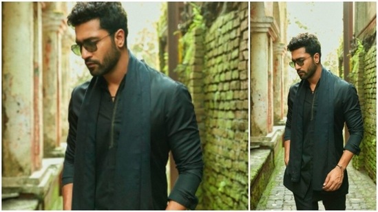 Vicky Kaushal had teamed the look with a polka-dotted jacket.(Instagram/@vickykaushal09)