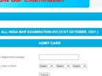 AIBE XVI admit cards: Candidates who have applied for the exams can download their AIBE XVI admit card 2021 by visiting the official website