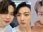 BTS members Jimin, Jungkook and RM. BTS members Jimin, Jungkook and RM.