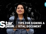 Tips for signing a vital document