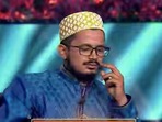 Contestant Hussain on KBC 13. Contestant Hussain on KBC 13.