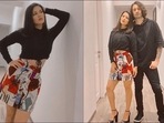 Sunny Leone proves mini skirt trend is sexy on date night with Daniel Weber
