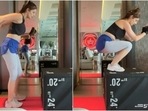 Sussanne Khan says Box jumps equals best legs in new intense workout video, here's proof Sussanne Khan says Box jumps equals best legs in new intense workout video, here's proof