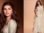 Tara Sutaria flaunts understated elegance in Anita Dongre's muted gold lehenga(Instagram/tarasutaria/anitadongre) Tara Sutaria flaunts understated elegance in Anita Dongre's muted gold lehenga(Instagram/tarasutaria/anitadongre)