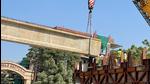 The authority also expedited work on the Bhangel elevated road project, adding the first girder on the road planned to address traffic congestion issues on Dadri Road, Noida authority officials said. (HT Photo) The authority also expedited work on the Bhangel elevated road project, adding the first girder on the road planned to address traffic congestion issues on Dadri Road, Noida authority officials said. (HT Photo)