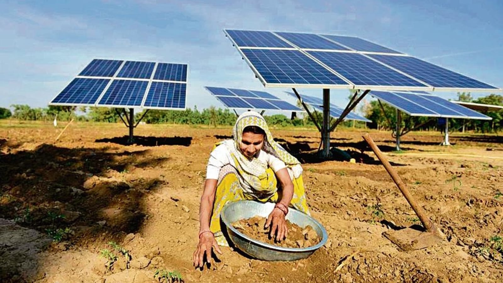 How is India using its solar pumps for irrigation?