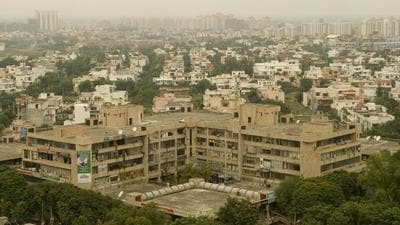 Mukesh Kumar Ahuja, the MCG commissioner, took the decision during the House meeting. According to MCG’s 2017 deficiency assessment report, ₹14.12 crore was required to fix civic deficiencies in DLF Phase-1, ₹9.43 crore for DLF Phase-2, and ₹11.89 crore for DLF Phase-3. (HT Archive) Mukesh Kumar Ahuja, the MCG commissioner, took the decision during the House meeting. According to MCG’s 2017 deficiency assessment report, ₹14.12 crore was required to fix civic deficiencies in DLF Phase-1, ₹9.43 crore for DLF Phase-2, and ₹11.89 crore for DLF Phase-3. (HT Archive)