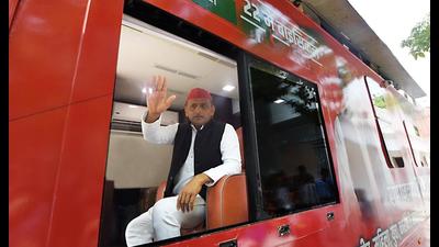 SP said that the Vijay Yatra will start from Kanpur and in the first two days on Oct 12-13 it will cover Kanpur Dehat, Jalaun and Hamirpur. (Sourced) SP said that the Vijay Yatra will start from Kanpur and in the first two days on Oct 12-13 it will cover Kanpur Dehat, Jalaun and Hamirpur. (Sourced)