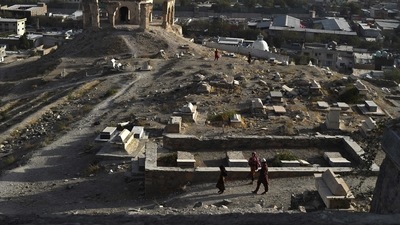 It comes after the Islamic State group claimed a devastating bomb attack in the northern city of Kunduz on Friday. (AFP)