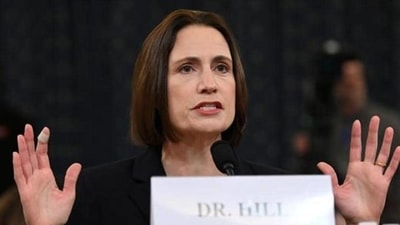 Fiona Hill, former senior director for Europe and Russia on the National Security Council, testified before a House Intelligence Committee hearing as part of the impeachment inquiry into US President Donald Trump. (Reuters File Photo) Fiona Hill, former senior director for Europe and Russia on the National Security Council, testified before a House Intelligence Committee hearing as part of the impeachment inquiry into US President Donald Trump. (Reuters File Photo)