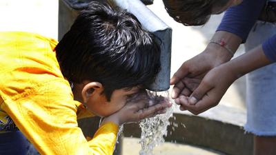 The present demand for water in Noida is 332mld [million litres per day]. To meet it, the authority supplies 56% Ganga water and 44% groundwater. (HT Archive)