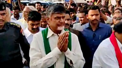 N Chandrababu Naidu’s visit to Kuppam assumes significance in the wake of the recent debacle in all the local body elections in the constituency held recently. (Agencies) N Chandrababu Naidu’s visit to Kuppam assumes significance in the wake of the recent debacle in all the local body elections in the constituency held recently. (Agencies)