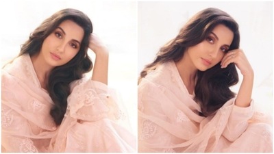 Nora Fatehi blends elegance and poise in a traditional ensemble (Instagram/@norafatehi) Nora Fatehi blends elegance and poise in a traditional ensemble (Instagram/@norafatehi)