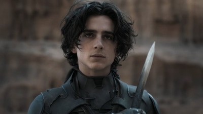 Timothee Chalamet in a still from Dune. Timothee Chalamet in a still from Dune.