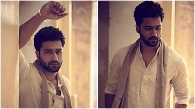 Vicky sets fashion goals higher in a white kurta and a scarf. How did he do it? (Instagram/@vickykaushal09) Vicky sets fashion goals higher in a white kurta and a scarf. How did he do it? (Instagram/@vickykaushal09)