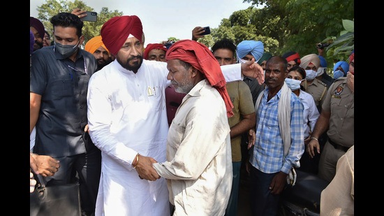 The decision to to give proprietary rights to people living in ‘lal dora’ was taken in a cabinet meeting chaired by Punjab chief minister Charanjit Singh Channi. (PTI)