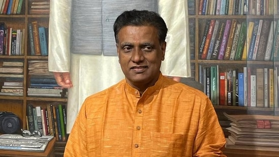 Subhash said that the BJP will return to power with a ‘thumping’ majority.(Twitter/NV Subhash)