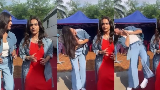 Sara Ali Khan takes on the Red Light Green Light game from Squid Game but fails.&nbsp;