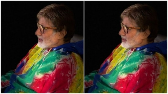 Big B loves colours, and we love him adorning colours. In one of his Instagram posts, he gave us a sneak peek of his multicoloured sweatshirt and we swooned like anything. The sweatshirt, printed in shades of red, green, yellow and blue, makes him look as stunning as ever.(Instagram/@amitabhbachchan)