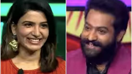 Samantha Ruth Prabhu on Evaru Meelo Koteeswarulu, the Telugu version of Kaun Banega Crorepati, hosted by Jr NTR. Samantha Ruth Prabhu on Evaru Meelo Koteeswarulu, the Telugu version of Kaun Banega Crorepati, hosted by Jr NTR.