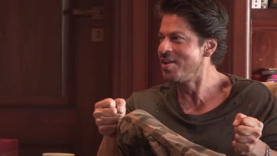 Shah Rukh Khan in an appearance on the AIB podcast.