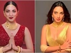 Kiara Advani in red lehenga and gold saree shows how to turn heads at wedding Kiara Advani in red lehenga and gold saree shows how to turn heads at wedding