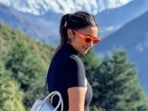 Parineeti Chopra is setting major goals for us, all the while making us miss the hills. The actor, who is freshly back from her adventures in Maldives, is off to a new location for her film shoot’s schedule. And, what is a better location to travel to, when freshly back from the sea – the mountains. On Tuesday, Parineeti shared multiple pictures of herself staring right back at Mount Everest.(Instagram/@parineetichopra)