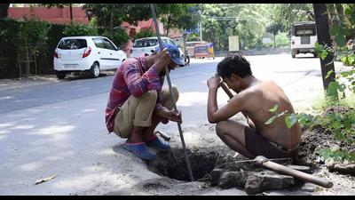 The Quality Council of India team will also interact with sewer men, including those working with private contractors, about the working conditions. (HT FIle Photo) The Quality Council of India team will also interact with sewer men, including those working with private contractors, about the working conditions. (HT FIle Photo)