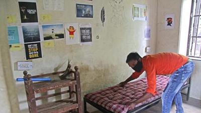 A hostel facility in Pune. Students demand hostels be allowed to reopen in the city. (HT FILE)
