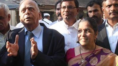 TV sets, computers, cameras, a CD player, and other equipment was stolen from jailed builder DS Kulkarni’s sealed house in Pune. (HT Photo/File)