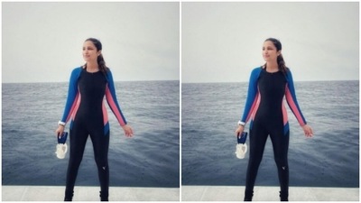 The actor went on an expedition for a week in the sea – she stayed in the sea and did diving. “For the next 7 days, Shivang and I are gonna live on a boat; doing what we love the most - scuba diving,” she wrote. (Instagram/@parineetichopra) The actor went on an expedition for a week in the sea – she stayed in the sea and did diving. “For the next 7 days, Shivang and I are gonna live on a boat; doing what we love the most - scuba diving,” she wrote. (Instagram/@parineetichopra)