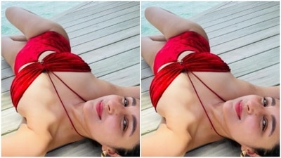 Here’s a picture of Parineeti Chopra, sunkissed and candid, in Maldives. In a red bikini, she also gave us some serious fashion goals. (Instagram/@parineetichopra) Here’s a picture of Parineeti Chopra, sunkissed and candid, in Maldives. In a red bikini, she also gave us some serious fashion goals. (Instagram/@parineetichopra)