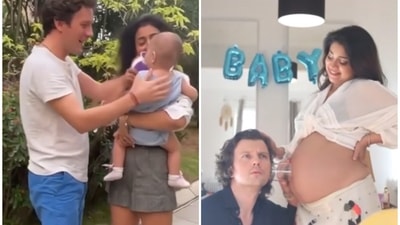 Shriya Saran and Andrei Koscheev became parents to a baby girl named Radha earlier this year. Shriya Saran and Andrei Koscheev became parents to a baby girl named Radha earlier this year.