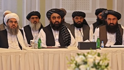 The hardline Islamists are seeking recognition, as well as assistance to avoid a humanitarian disaster, after they returned to power in August following the withdrawal of US troops. The hardline Islamists are seeking recognition, as well as assistance to avoid a humanitarian disaster, after they returned to power in August following the withdrawal of US troops.