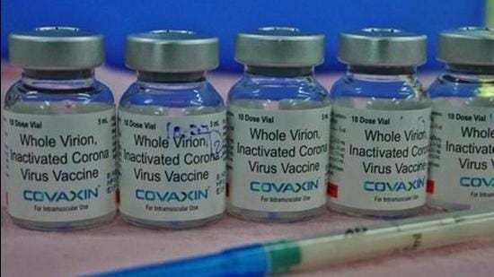 Covaxin clinical trials data of 2-18 years age group has been submitted to Central Drugs Standard Control Organisation. (HT PHOTO)