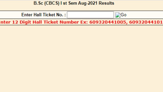 Osmania University Results 2021: Candidates who have appeared in the examination can check their results at osmania.ac.in.( osmania.ac.in)