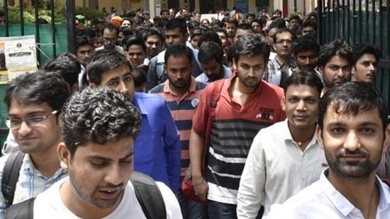 DSSSB admit card released for various CBT exam scheduled on Oct 16&amp;17(Arvind Yadav/HT PHOTO)