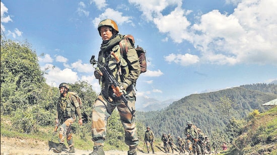 The NIA officials, accompanied by the CRPF and Jammu and Kashmir police, raided parts of north and south Kashmir in terror-related cases, officials familiar with the matter said. (Shanky Rathore) The NIA officials, accompanied by the CRPF and Jammu and Kashmir police, raided parts of north and south Kashmir in terror-related cases, officials familiar with the matter said. (Shanky Rathore)