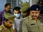 Ashish Mishra was named in an FIR following allegations that he was in one of the vehicles that mowed down four farmers during a protest in Lakhimpur. On Wednesday, two more accused, former Union minister late Akhilesh Das’s nephew Ankit Das and his private gunner Latif alias Kale were arrested. (PTI)